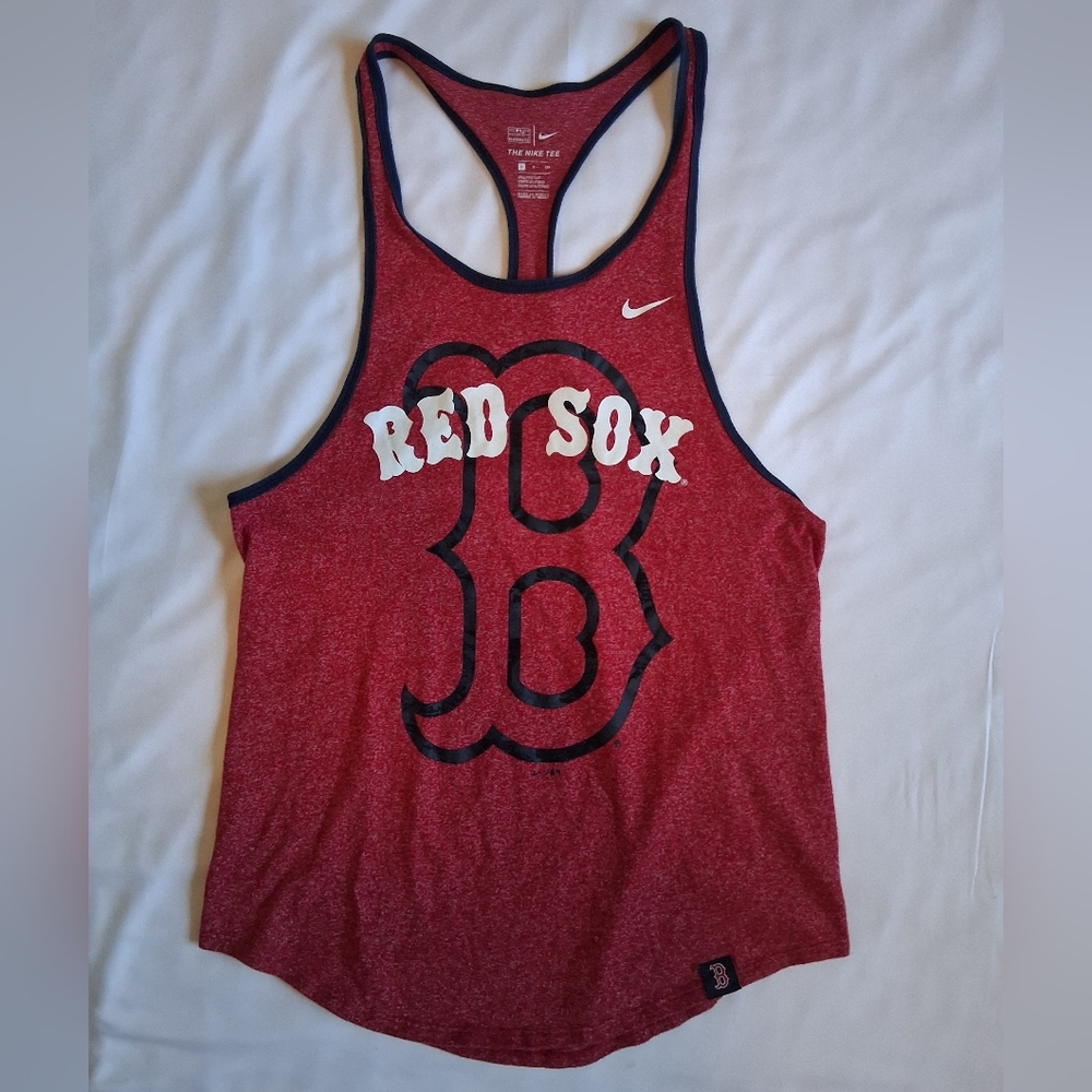 Nike- Red Heathered Muscle Tank. Size S. Genuine MLB Merch.